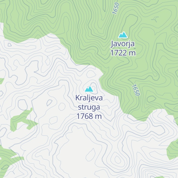 Map of Kraljeva struga