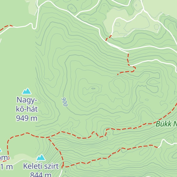 Map of Kis-kő-hát