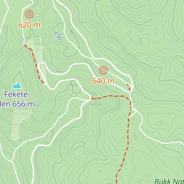 Map of Tamás kúti turistaház