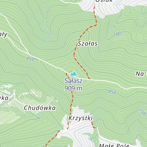 Map of Sałasz