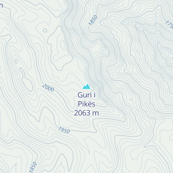 Map of Guri i Pikës