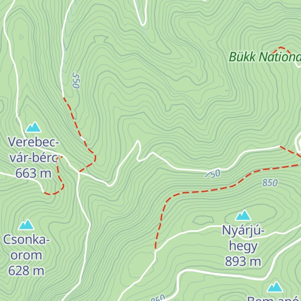 Map of Nyír-kő