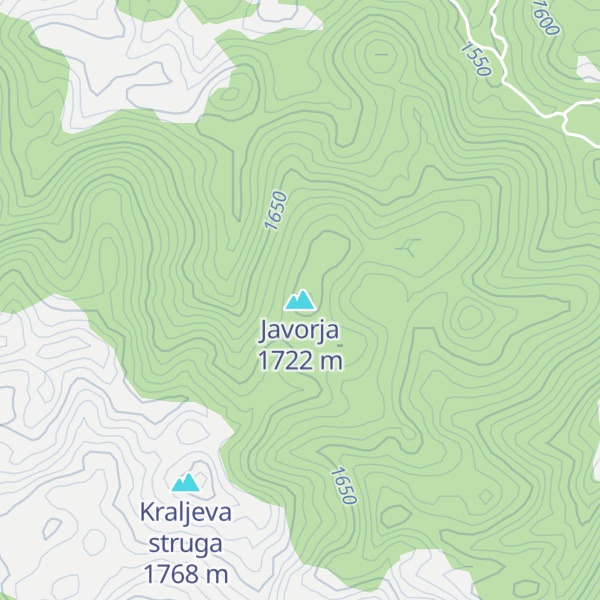 Map of Javorja