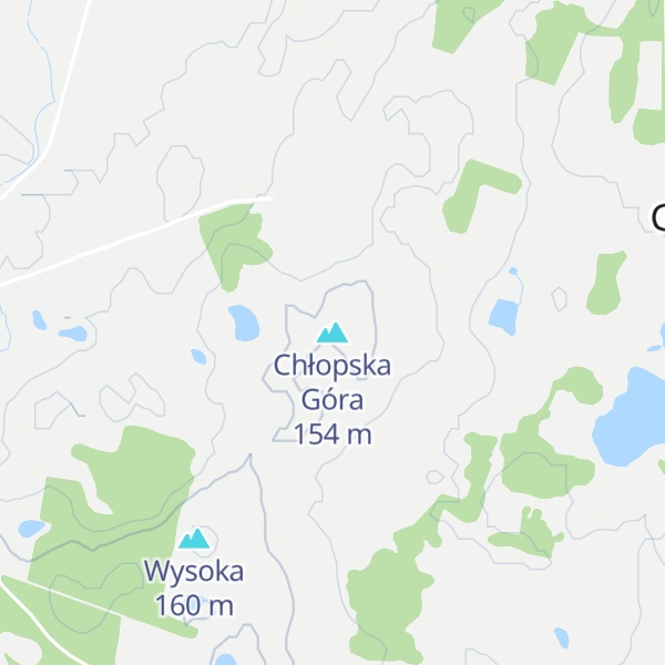 Map of Chłopska Góra