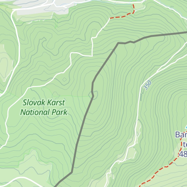 Map of Poroňa / Poronya-tető