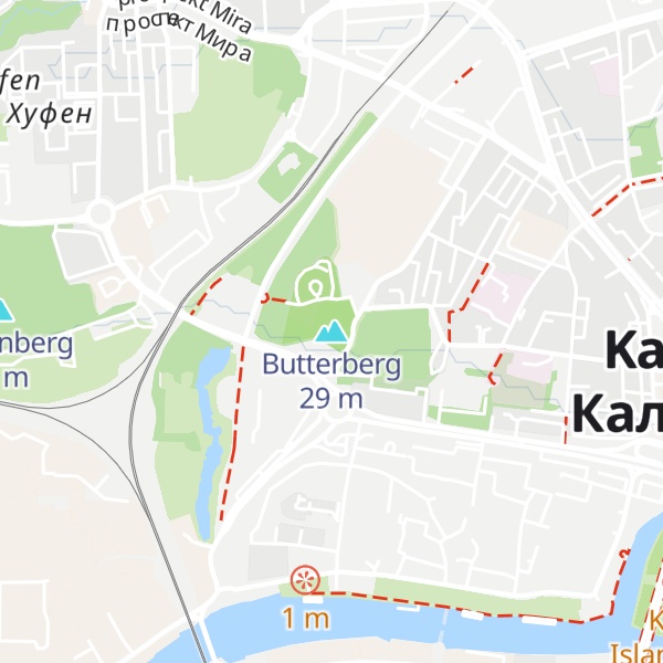 Map of Butterberg