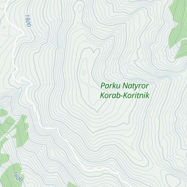 Map of Kruë i Bardhë