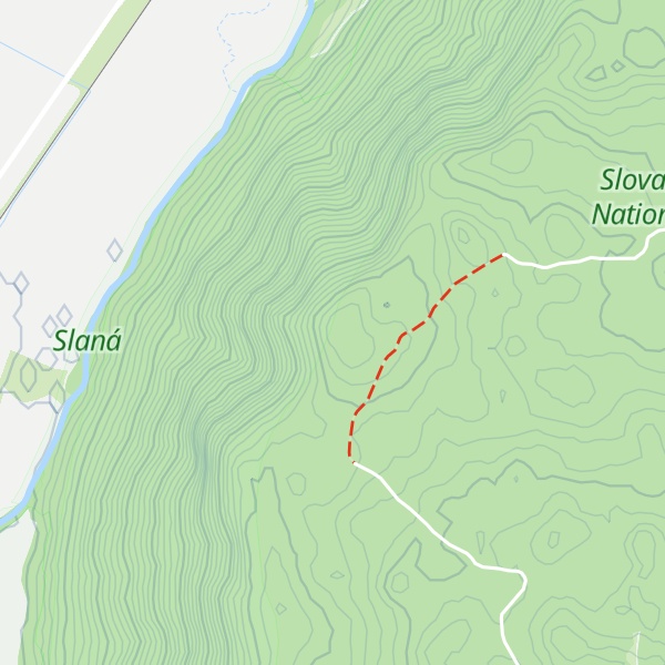 Map of Malý vrch
