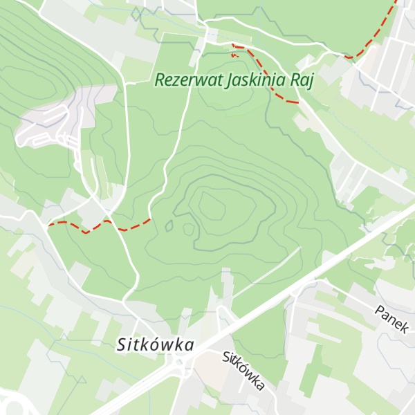 Map of Czerwona