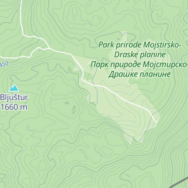 Map of Via Dinarica