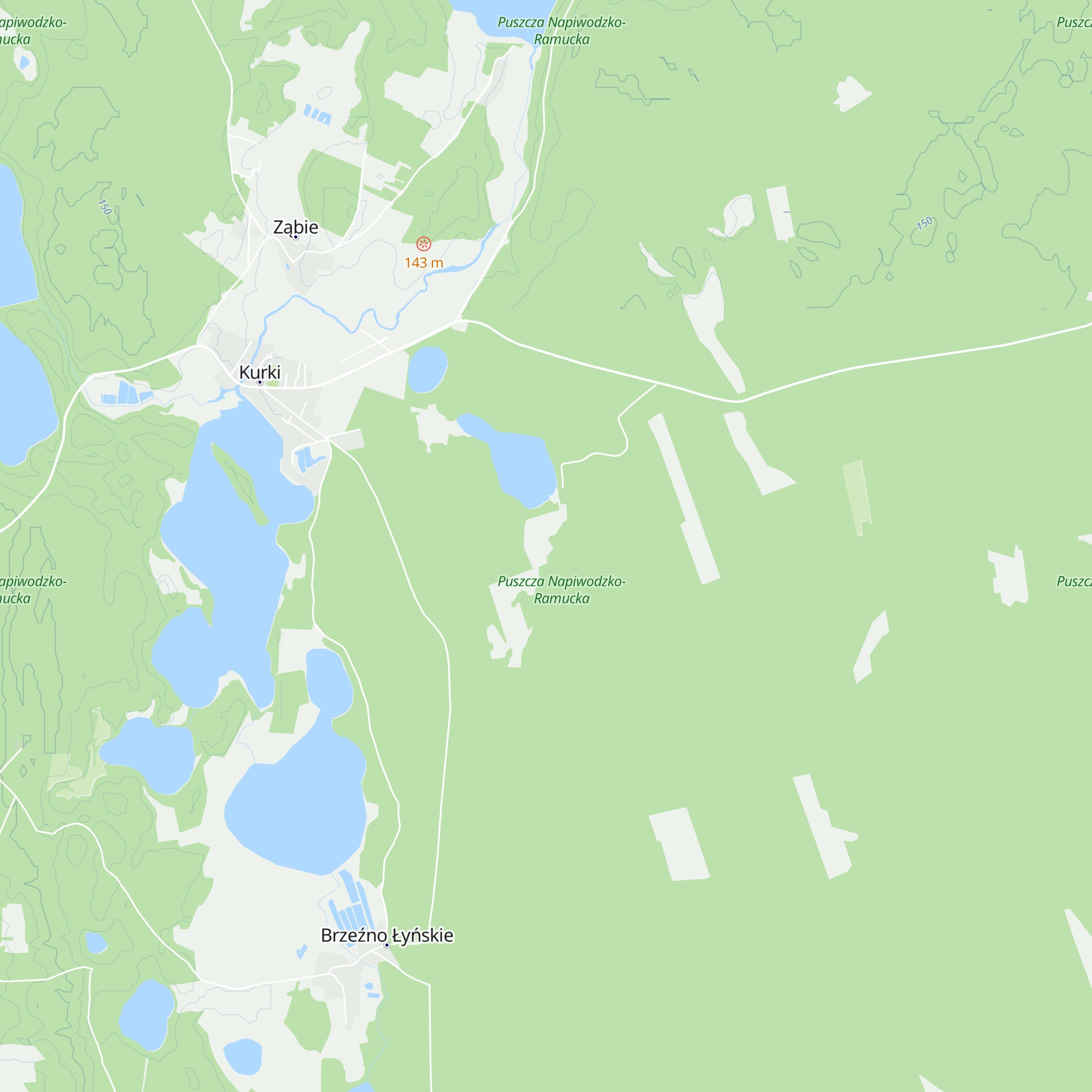 Chatka Kurki map