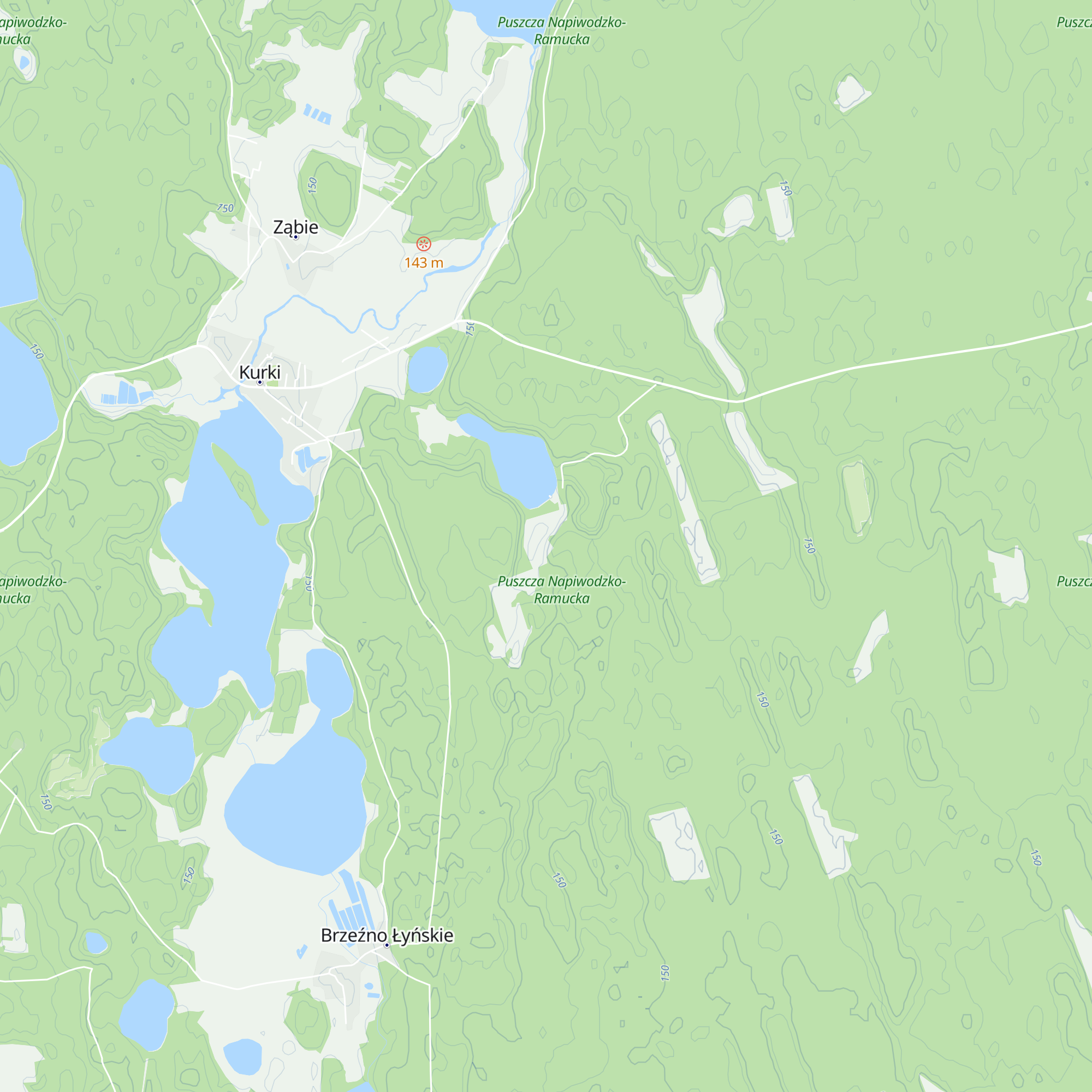 Chatka Kurki map
