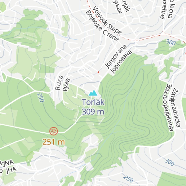 Map of Torlak