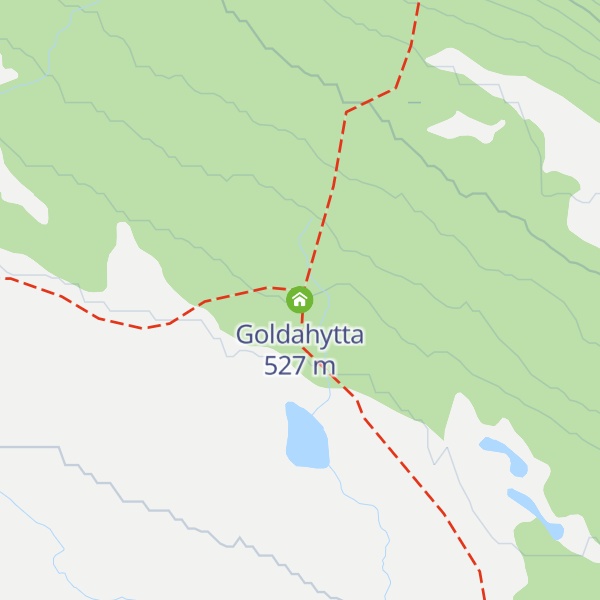 Map of Goldahytta