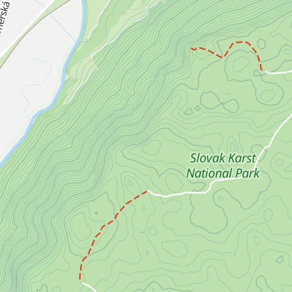 Map of Drieňovec