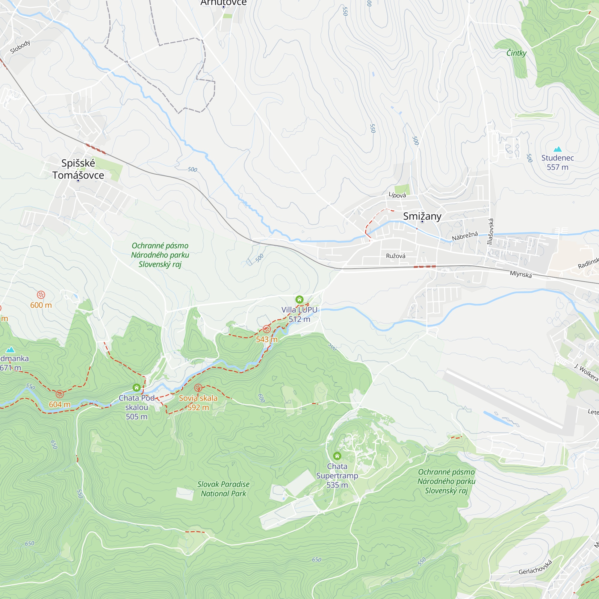 Villa LUPU map