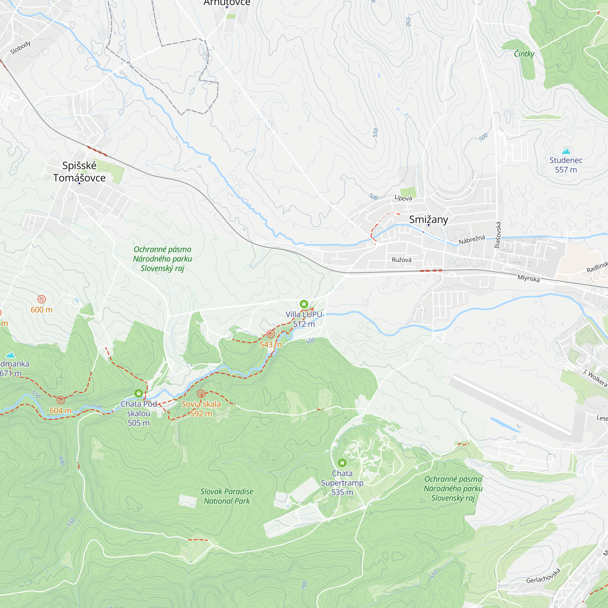 Villa LUPU map