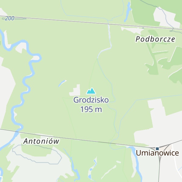 Map of Grodzisko