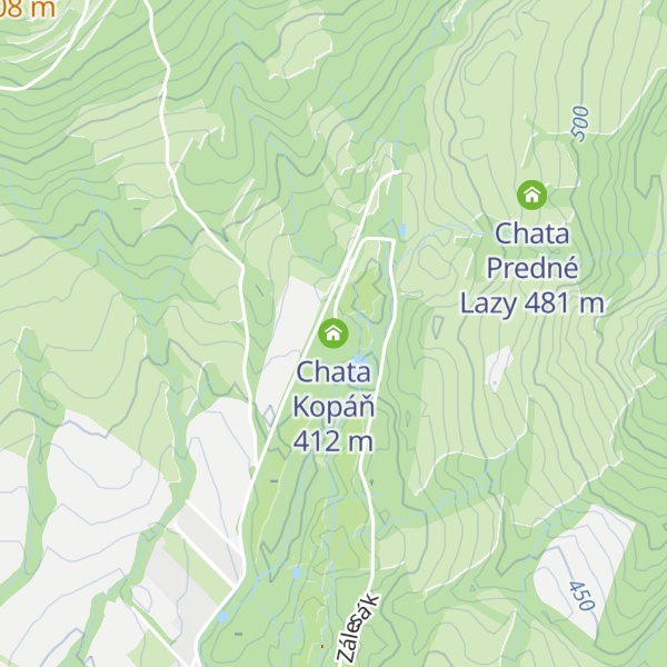 Map of Chata Kopáň