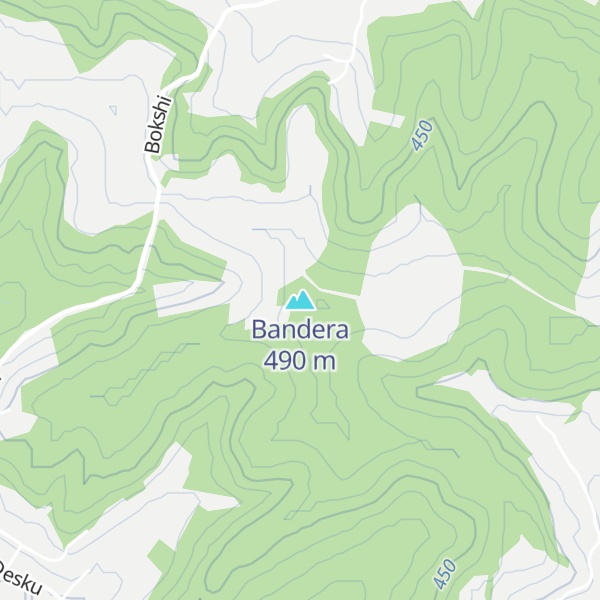 Map of Bandera