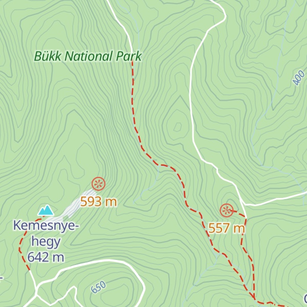 Map of Odvaskői barlangszállás