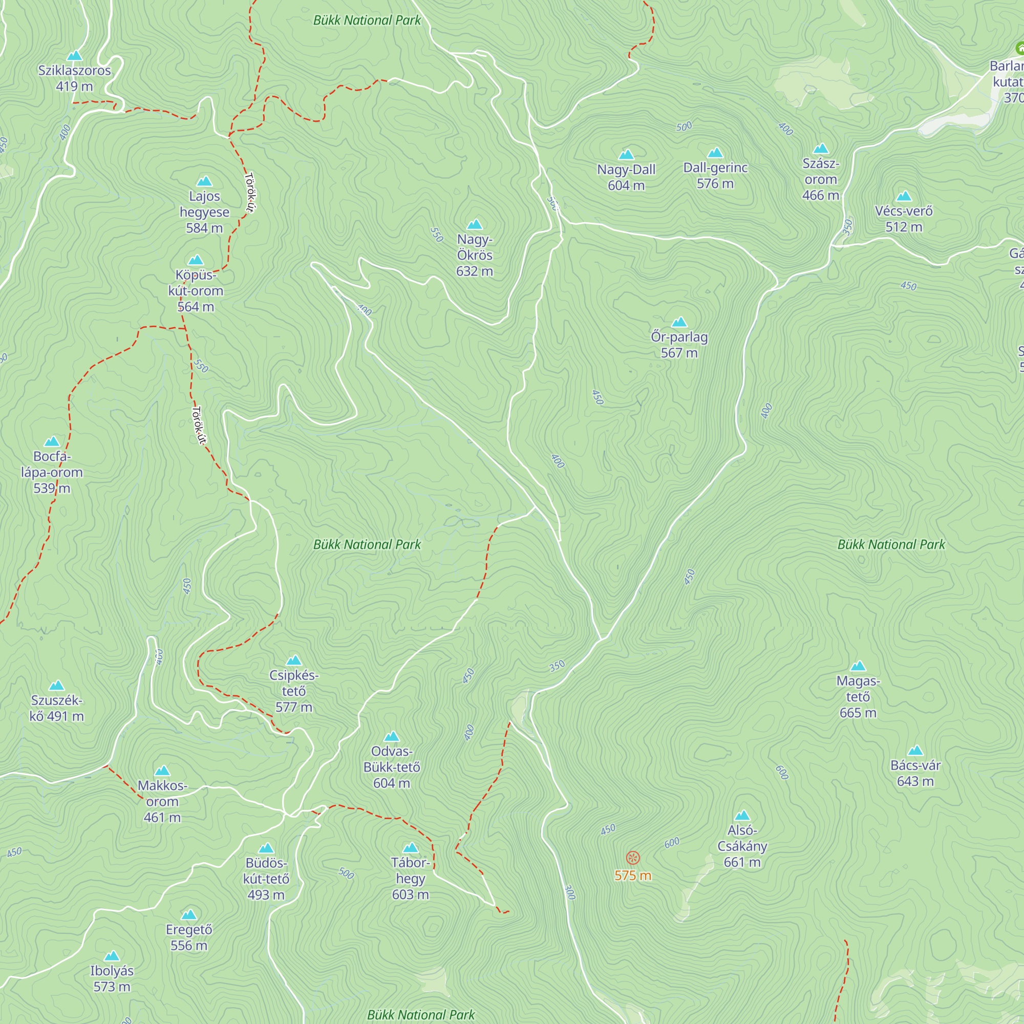 KSH pihenőház map