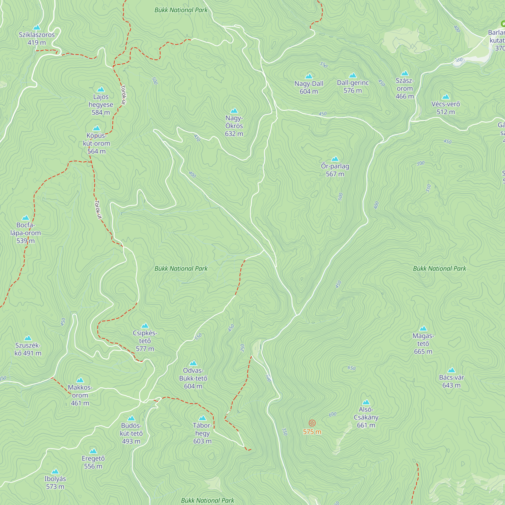 KSH pihenőház map