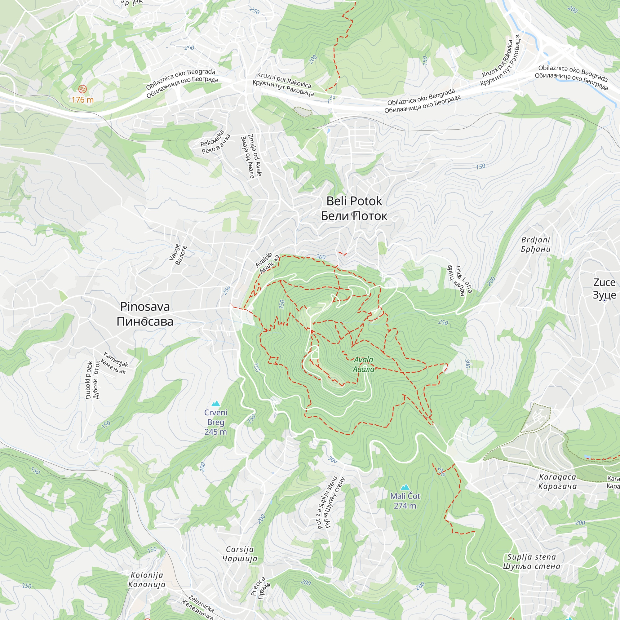 Mitrovićev dom map