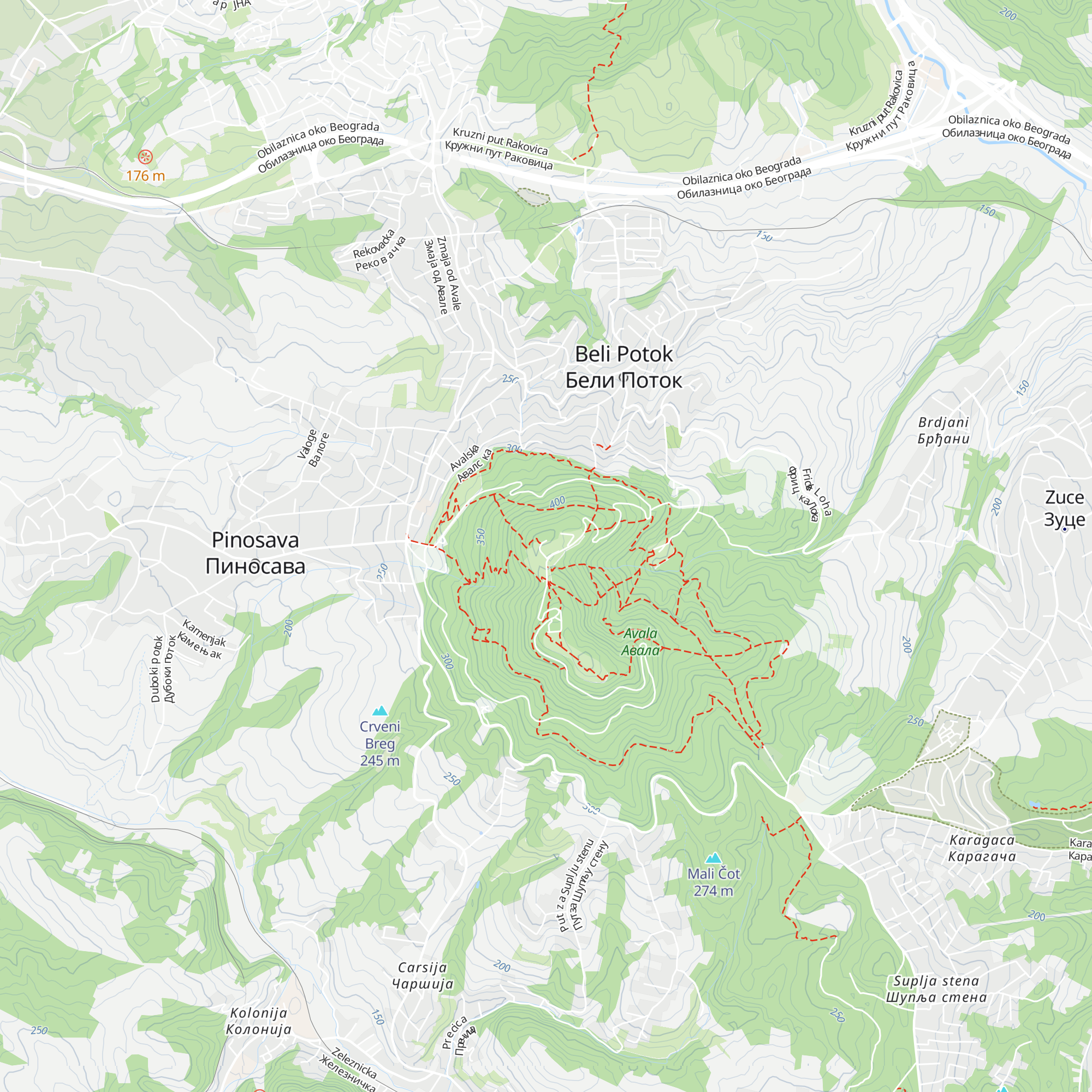 Mitrovićev dom map