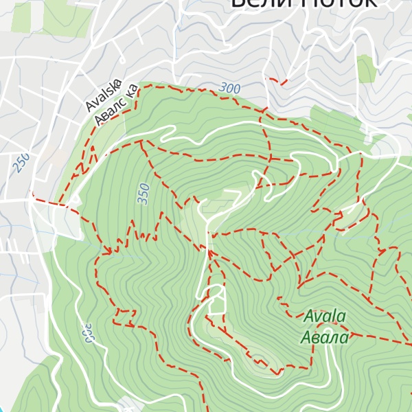 Map of Mitrovićev dom