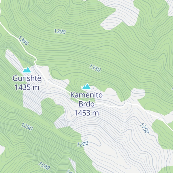 Map of Kamenito Brdo