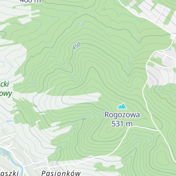 Map of Domasowa Góra