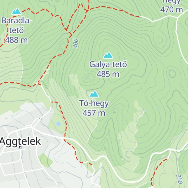 Map of Tó-hegy
