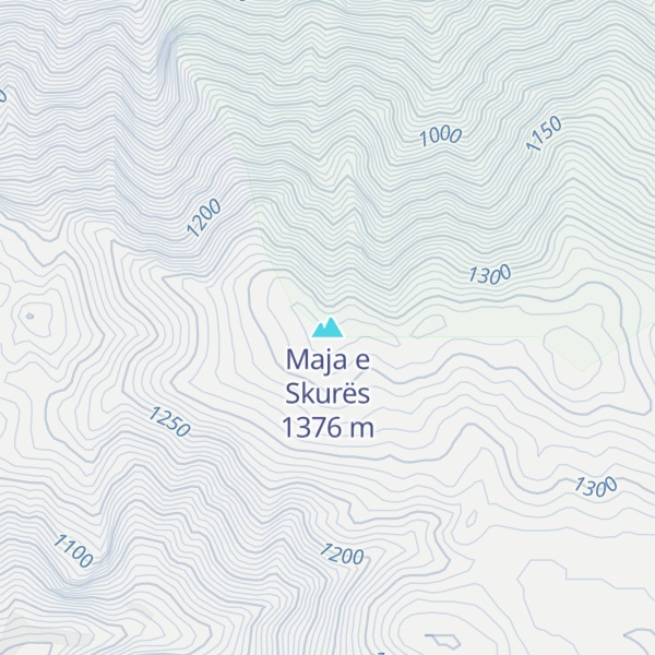 Map of Maja e Skurës