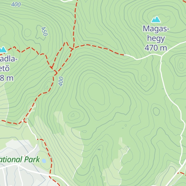 Map of Galya-tető