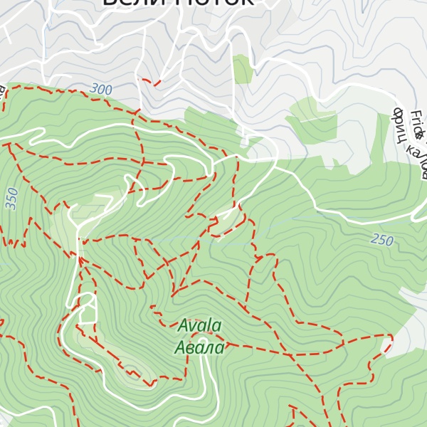 Map of Planinarski dom „Čarapićev Brest”
