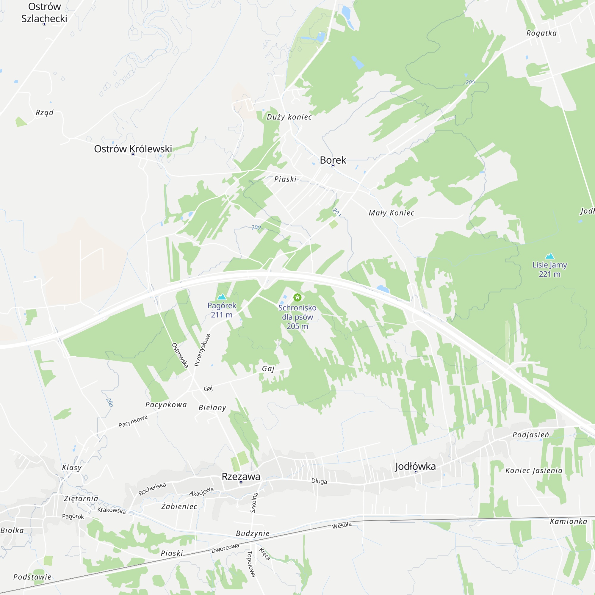 Schronisko dla psów map