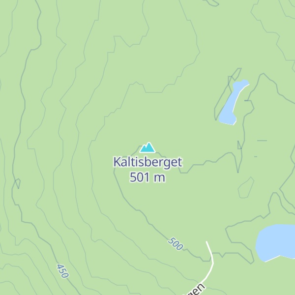 Map of Kaltisberget