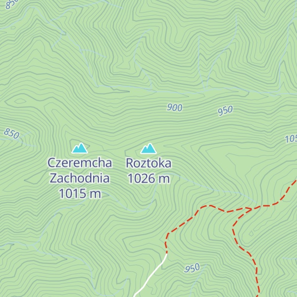 Map of Roztoka
