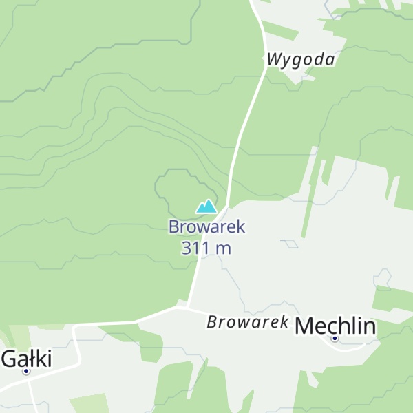Map of Browarek