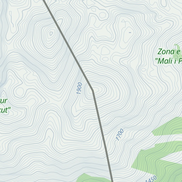 Map of Maja e Pashtrikut