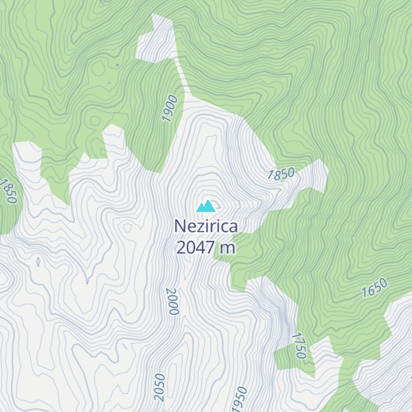 Map of Nezirica