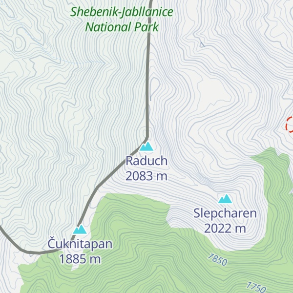 Map of Raduch