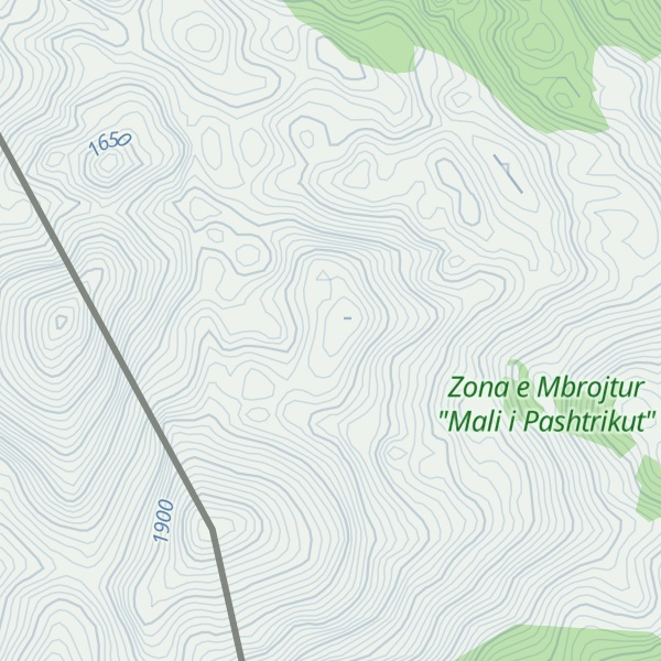 Map of Paštrik