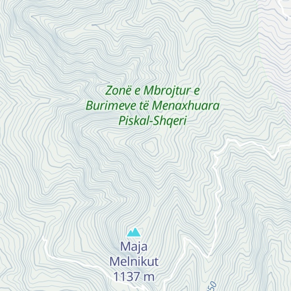 Map of Maja Çukës