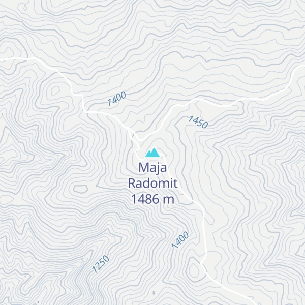 Map of Maja Radomit