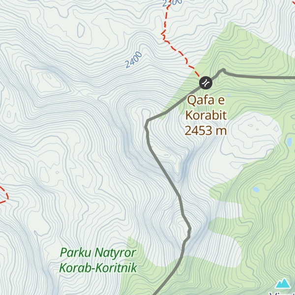 Map of Malokorabska Vrata