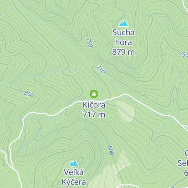 Map of Kičora