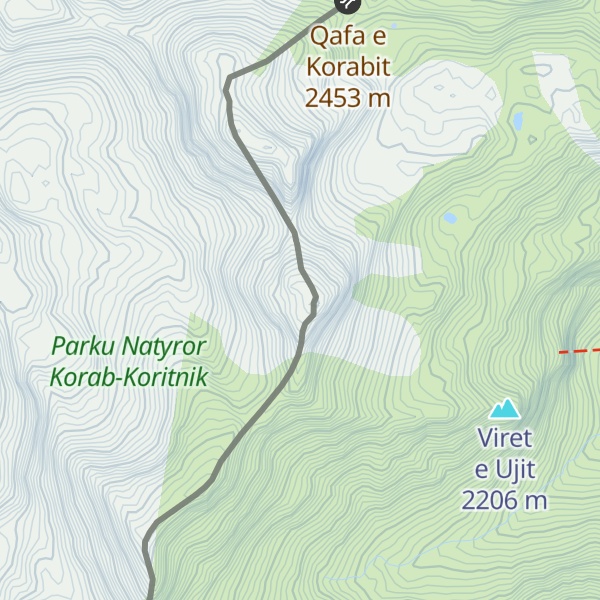 Map of Mal Korab