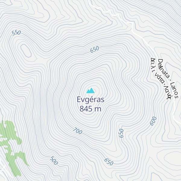 Map of Evgéras